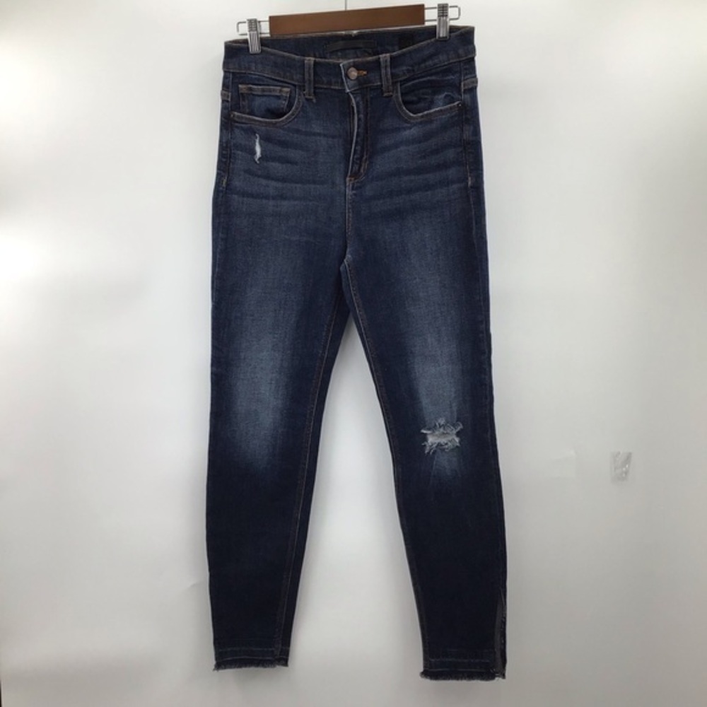 Black Label High Rise Deep Indigo Skinny Jeans